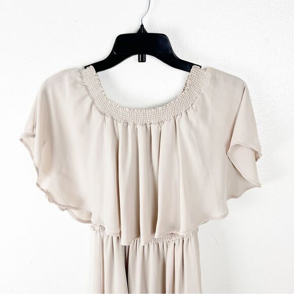 SHOW ME YOUR MUMU Hacienda Ruffle Top Side Splits Maxi Dress, Size Small - Picture 8 of 11